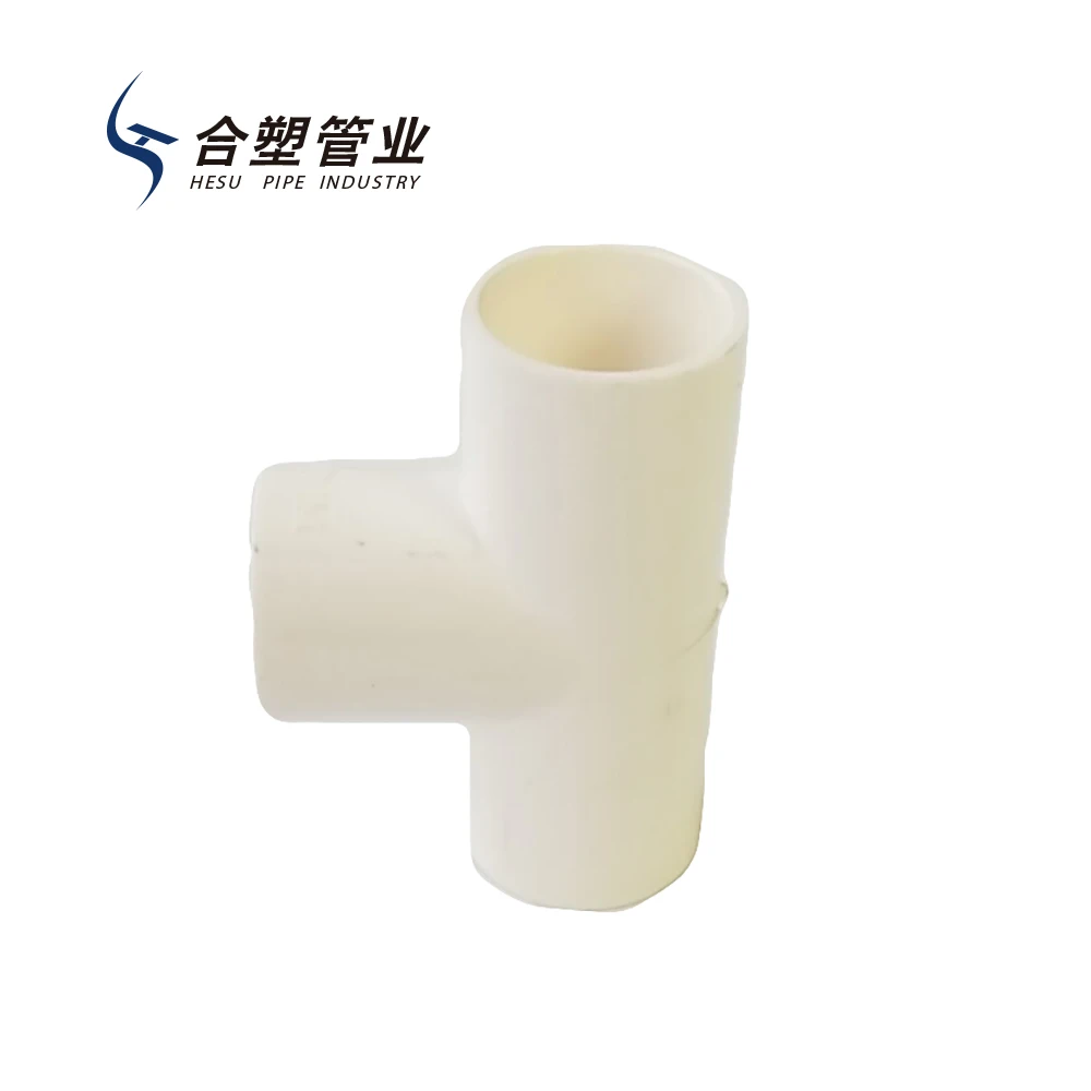 Electric Conduit Tee Factory Outlet PVC PPR Fittings Wire Protection ISO CE IAF Piece/pieces 16-40mm