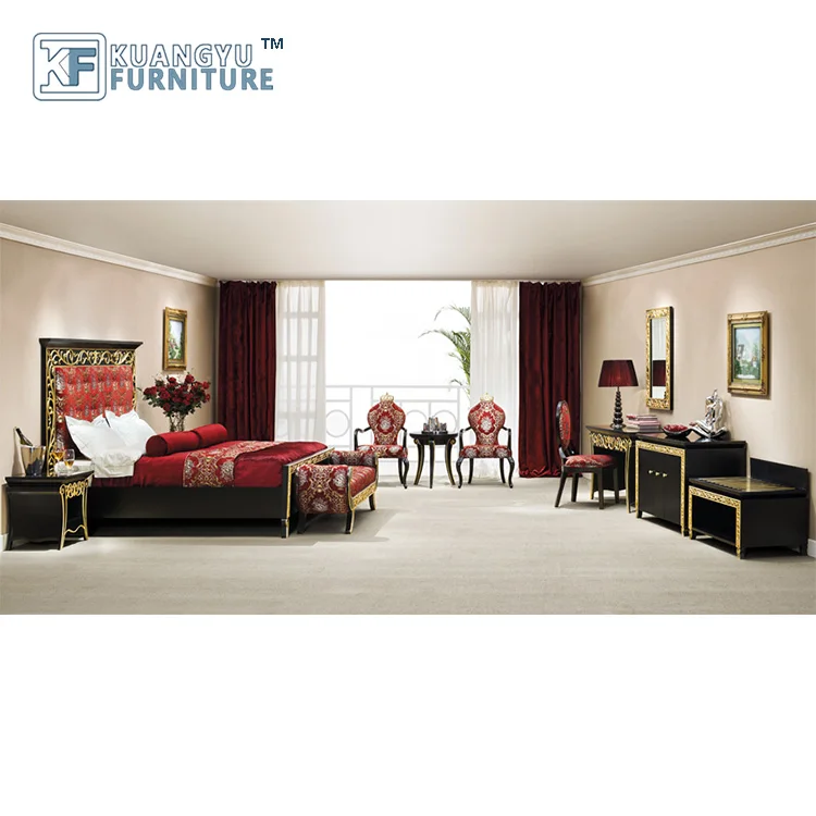 2020 новая стильная мебель для спальни в отеле, комплекты мебели для спальни из массива дерева, роскошные комплекты для спальни в отеле