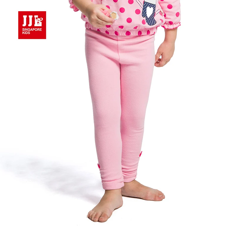 chirldren baby girls long bottoming clothing solid comfortable full pants free shipping regular legging trousers wiht