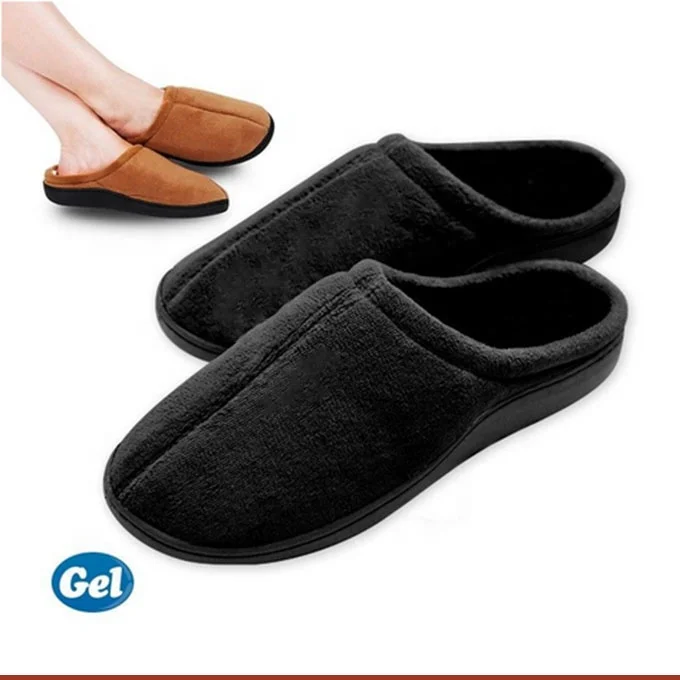Comfort Relax High Quality Winter Memory Foam Sbr Comfort Gel Slipper