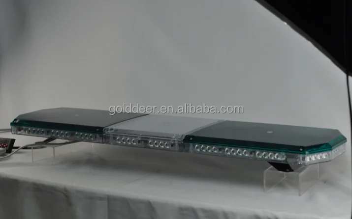 Super thin Green Ambulance Strobe Light bar Emergency LED warning lightbar with CE (TBD07526)