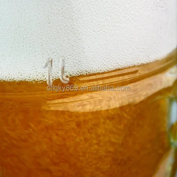 Bubble design drinking bar used 1 liter beer mug glass wholesale