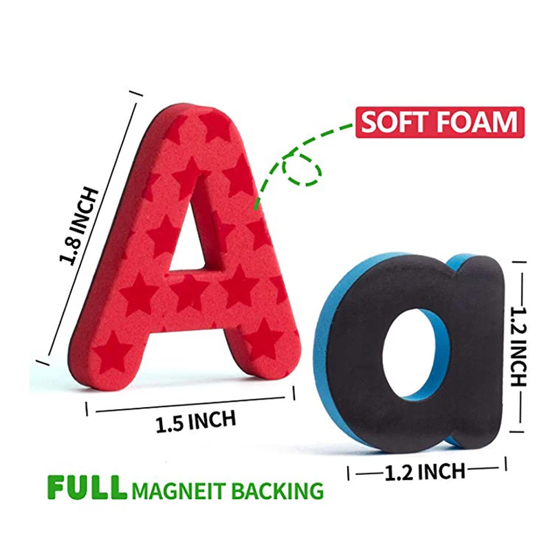 Kids Educational Alphabet Plastic Custom Magnetic Letters With Board