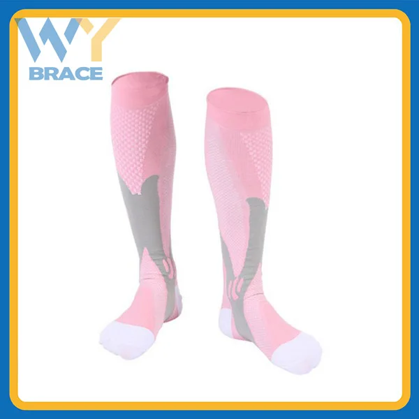 Оптовая продажа, мужские медицинские компрессионные баскетбольные спортивные носки на заказ, спортивные носки для велоспорта с логотипом на заказ