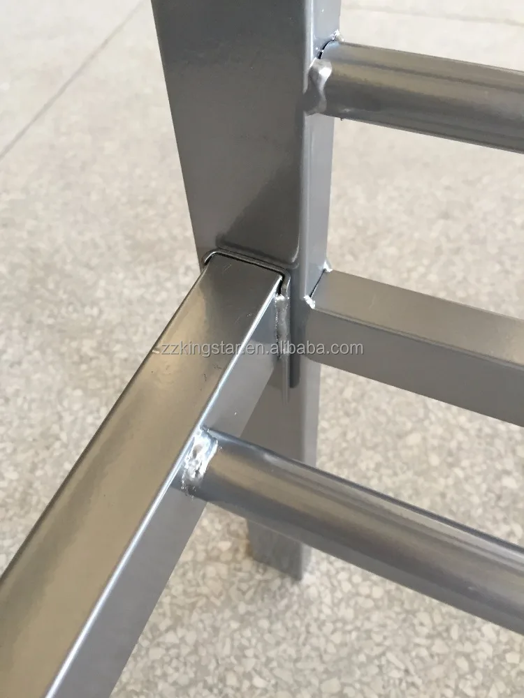 Square iron pipe twin size steel single bed frames