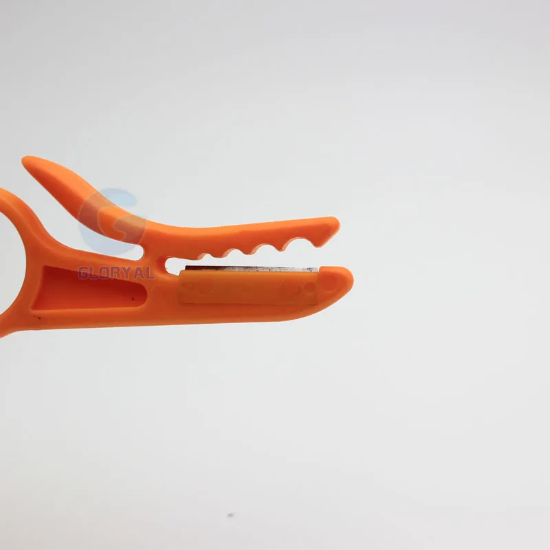 Mini ECONOMY  easy yellow UTP STP cable stripper  Disposable punch-down tool. Suitable for 5-6mm OD UTP/STP cable.