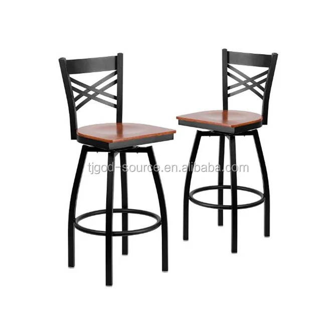swivel bar stool with back