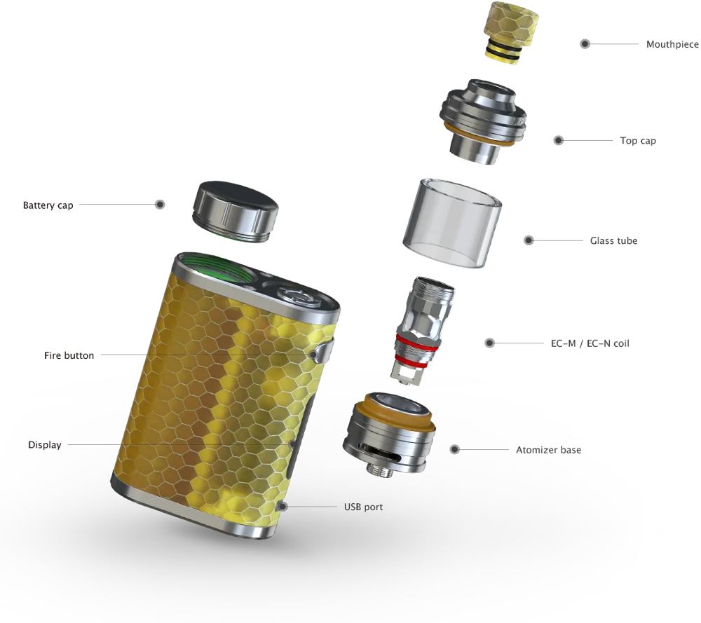 
2018 New released Eleaf iStick Pico Resin 75W Kit with Melo 4 2ml Tank 