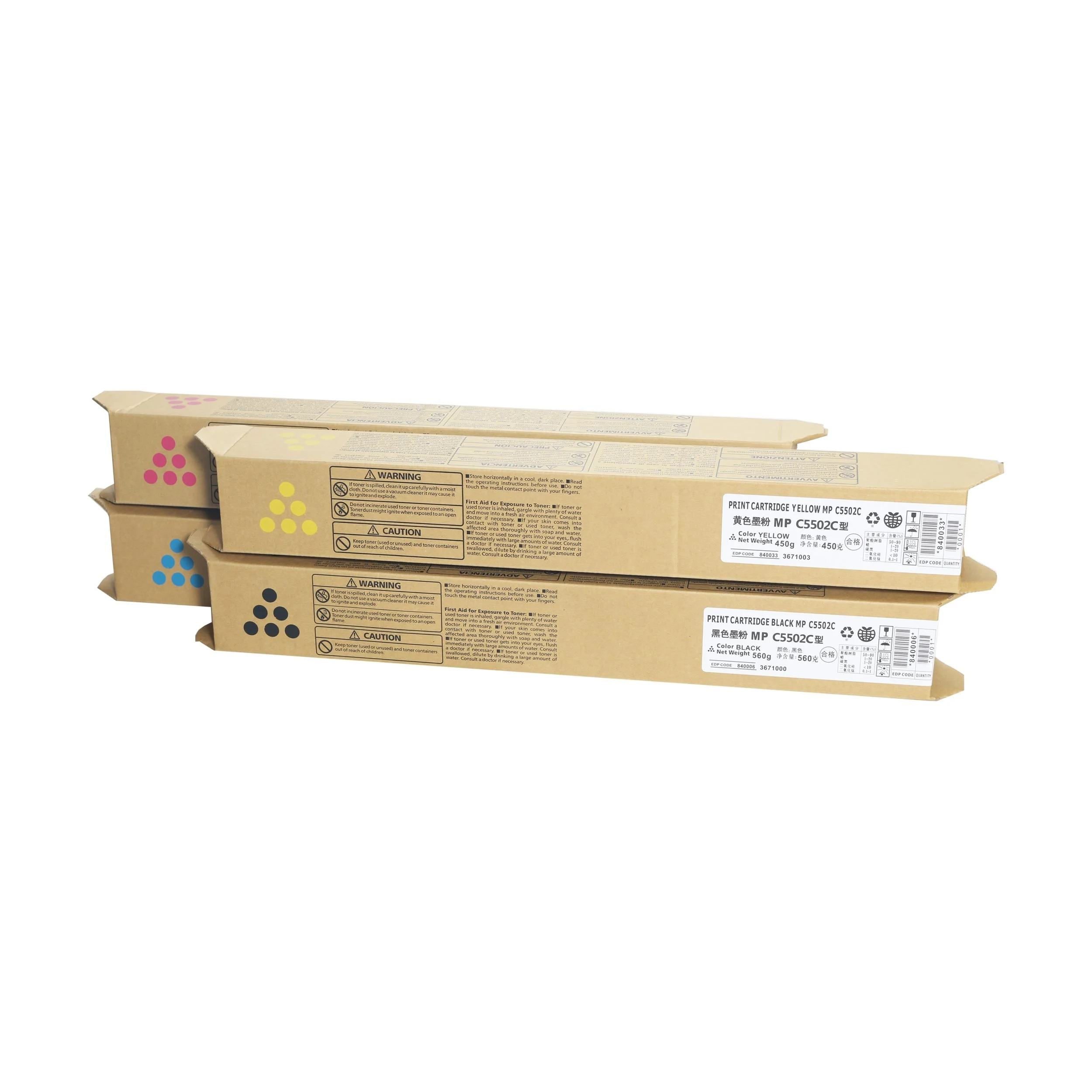 compatible color toner cartridge MPC5502 for Ricoh Aficio MP C3002 C3502 MPC4502 MPC5502