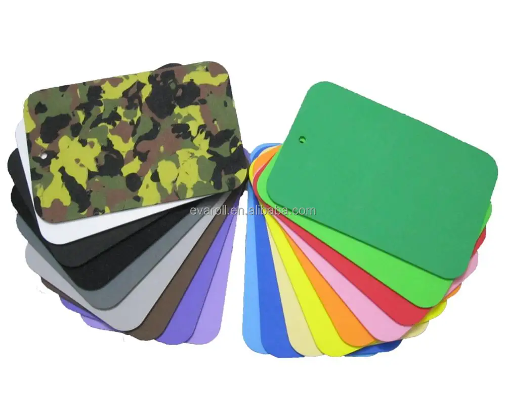 perforated or closed cell soft colorful EVA foam sheet and roll