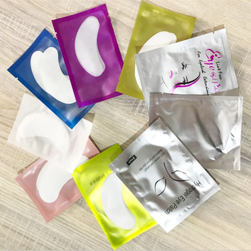 Comfy Curved Shape Lint Free Gel Under Eye Pad Patch For Eyelash Extension