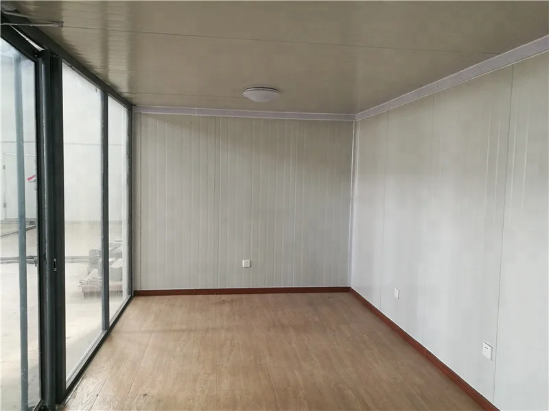 Commercial portable prefab container glazing room