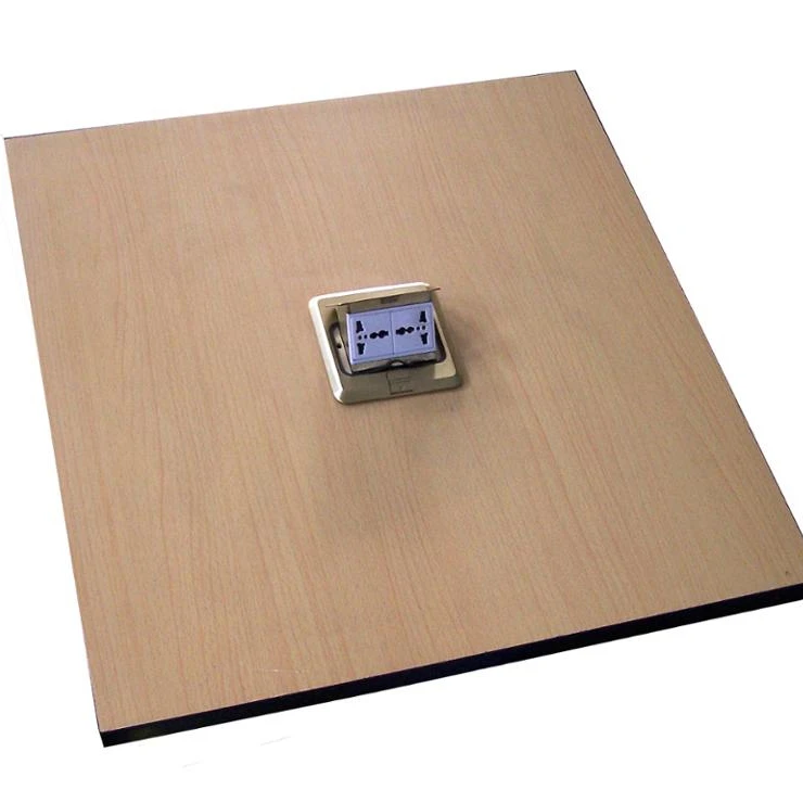 High density heavy loading capacity antistatic wear-proof wood core raised access floor
