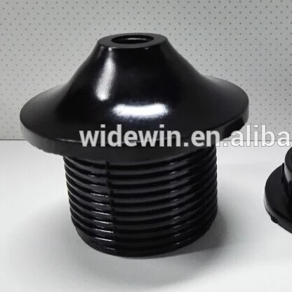 Black Plastic lamp holder base E27 lamp screw sockets
