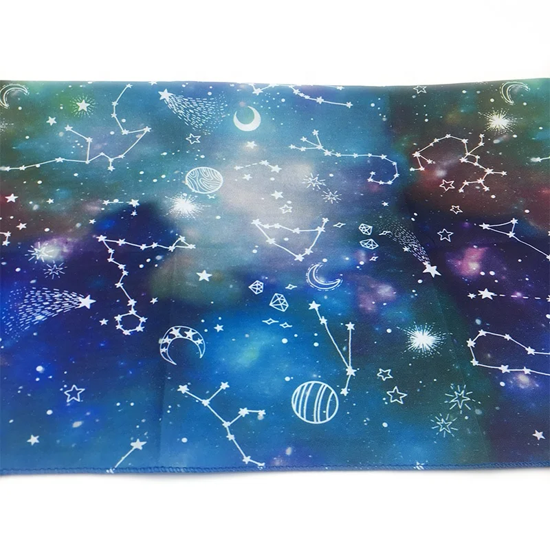  Индивидуальная индивидуальная печать логотипа синяя ткань 100% хлопок многофункциональная бандана