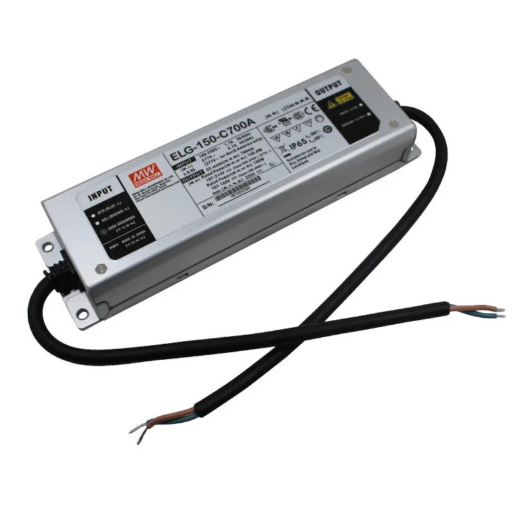 Meanwell ELG-150-C700 IP65 IP67 0-10V Dimmable 150W 700mA Constant Current LED Driver