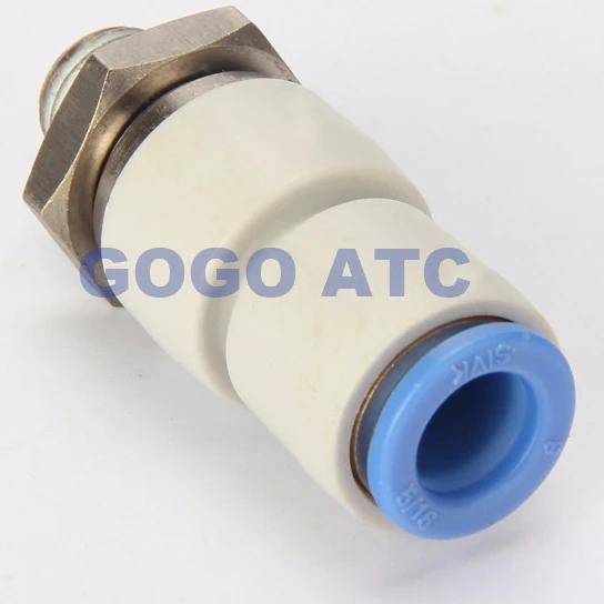SMC type fittings KSH08-01S O.D 8mm thread Rc 1/8 male connector high speed rotary one-touch fittings Pneumatic Components