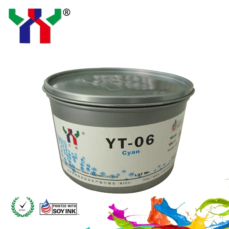 YT-06 Offset Melamine Soy Ink for MELAMINE Foil Paper
