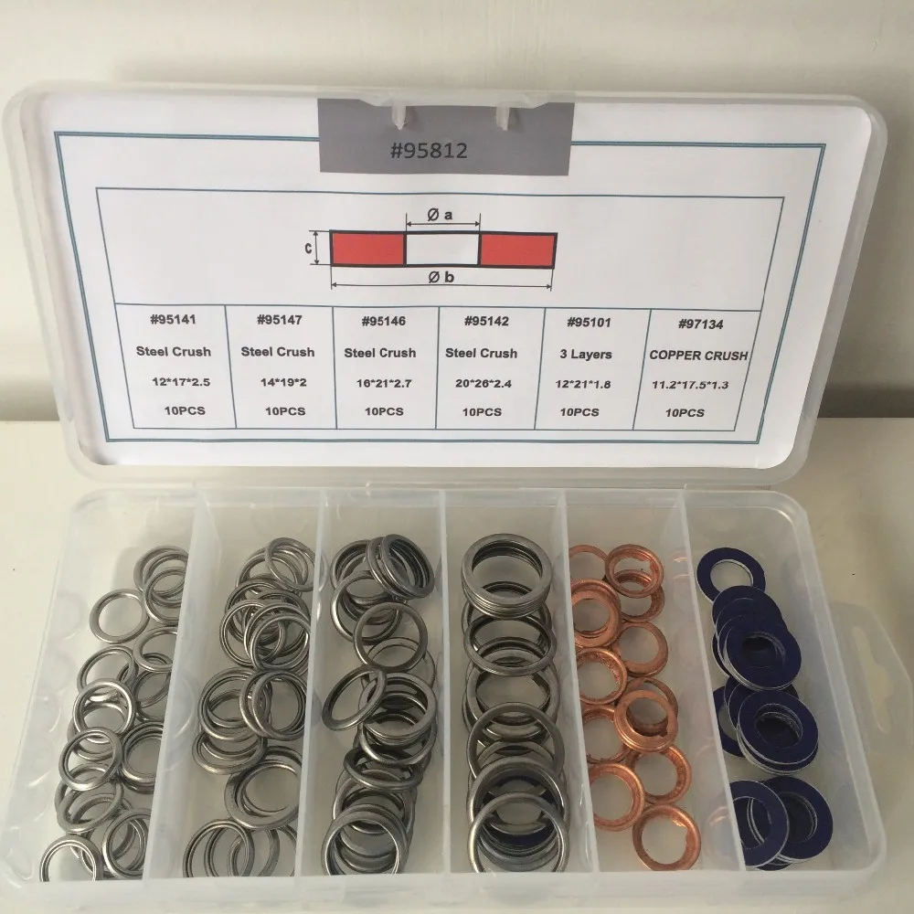 Rubber Rib Gasket DRAING PLUG SEALING WASHERS COPPER CRUSH SEALING RINGS OEM OIL DRAIN SUMP PLUG