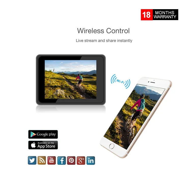 High Quality Wifi 4k Cam Underwater Xdv Sports Action Camera OEM 30M USB 2.0 Video Camera