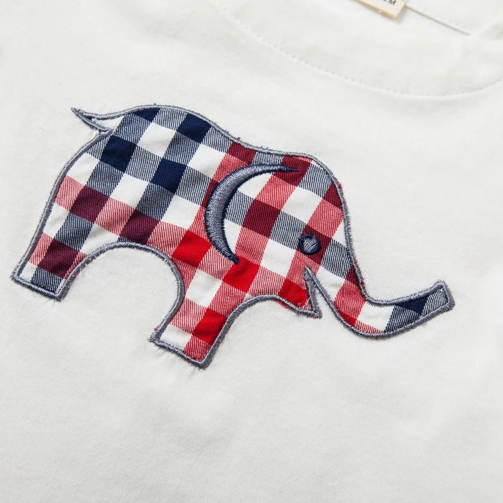 Summer handsome baby grid short sleeve children kids baba suit