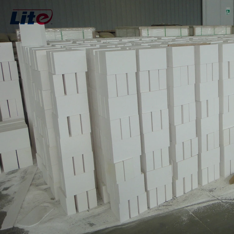 1800 C Degree High temperature refractory alumina bubble insulation brick for kiln /glass smelting furnace lining
