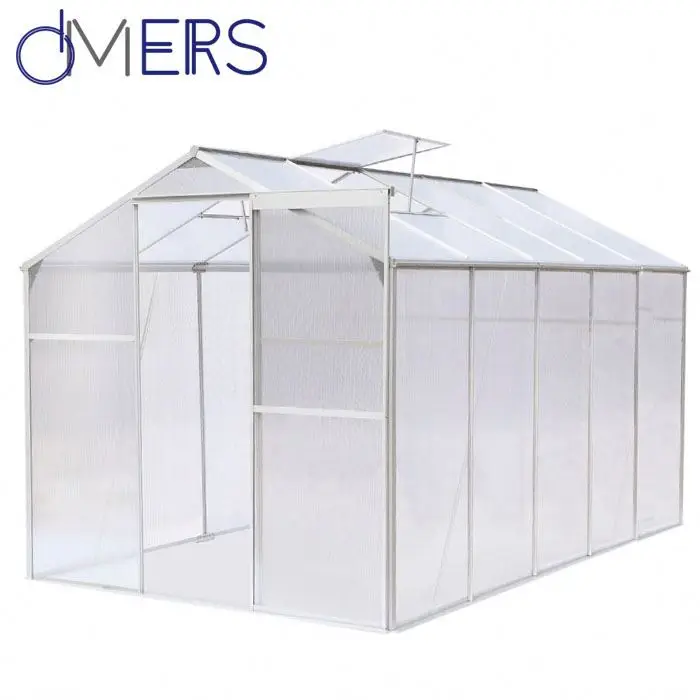 
cheap commercial grow vegetables polycarbonate sheet agriculture green house for plastic 