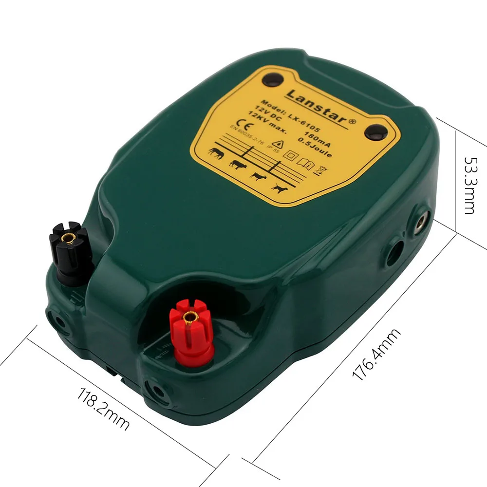 0,5 Joules Водонепроницаемая импульсная Заборная энергетическая зарядка с низким сопротивлением, система управления животными для цыплят