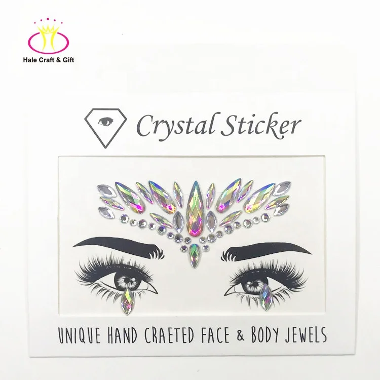 Best Prices Latest Face Gem Crystal Rhinestone Eyeliner Tattoo Sticker