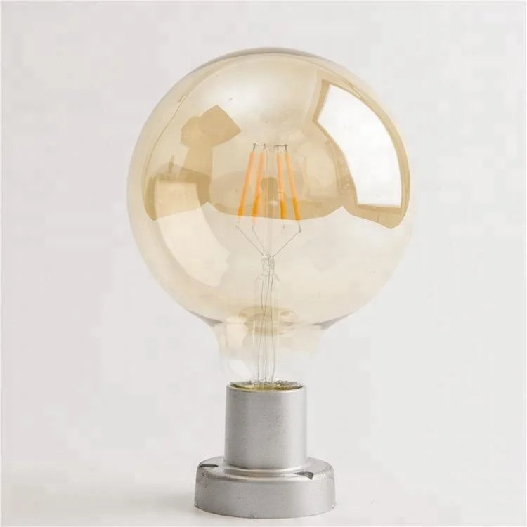G125 6 Watts Globe Dimmable LED Multi-Filament Light Bulb E26 E27