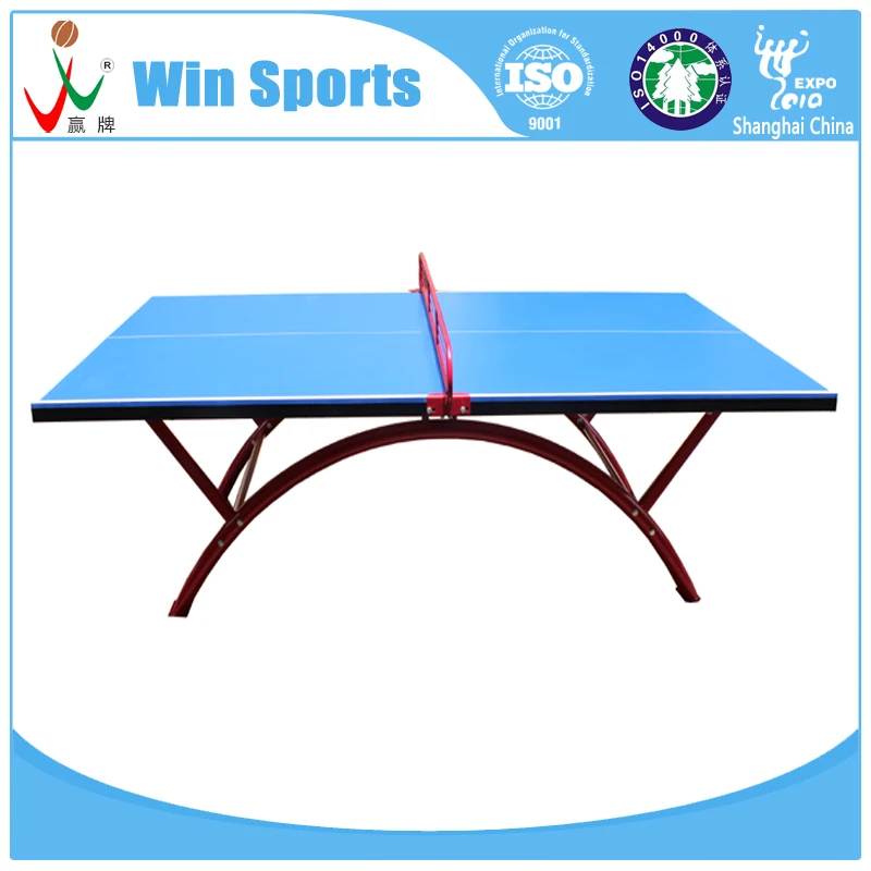 
Factory wholesale buy 15mm SMC waterproof #pingpong table #outdoor rainbow adjustable table tennis tables china 