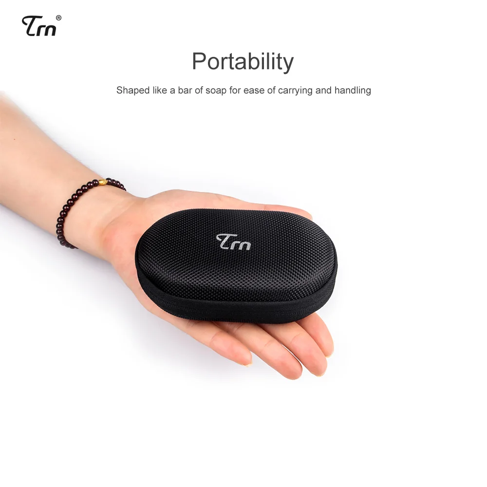 TRN Portable Storage Case Bag Earphone Accessories