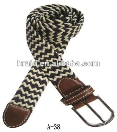 
braided man leisure fabric interlaced belt 