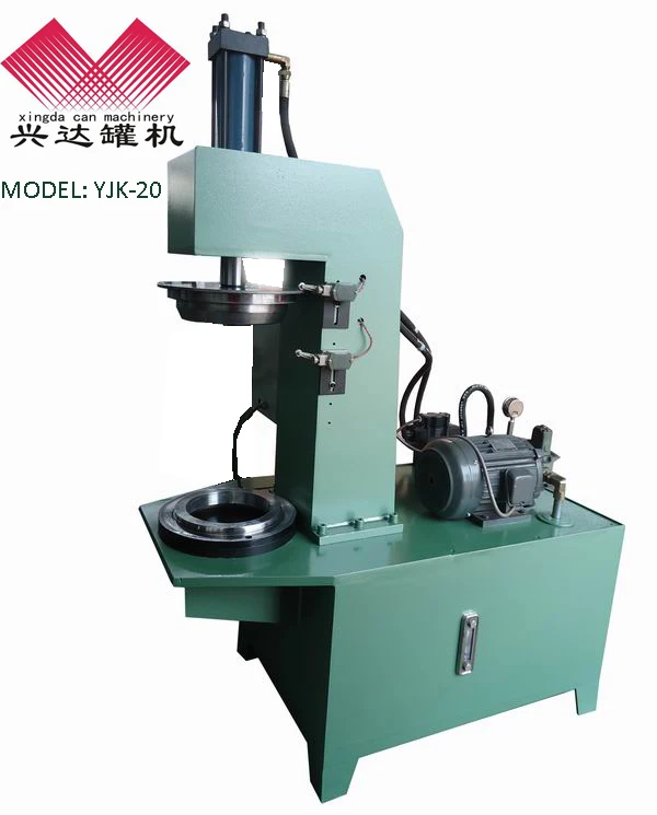 YJK-20 Drum pre-curling and flanging machine/flange forming machine