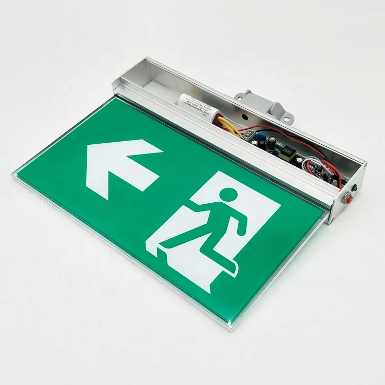 Universal led emergency ip65 exit sign
