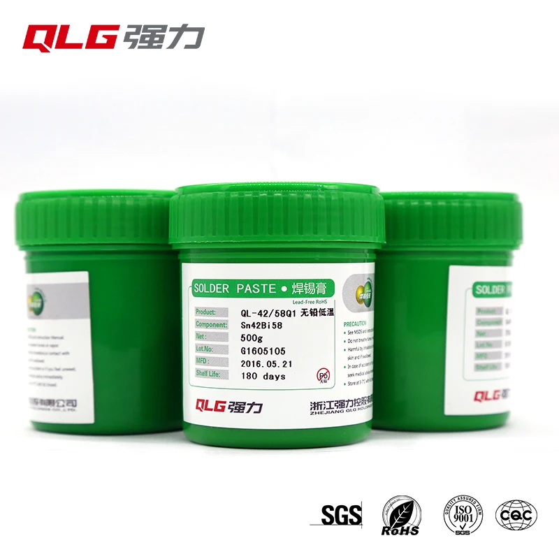 Low temperature solder paste n42Bi58 led lead-free solder paste melting point 138 degrees solder paste