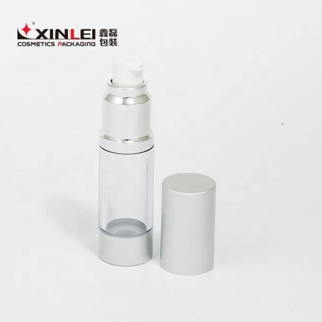 
Cosmetic packaging pump airless aluminum spray bottle 100ml matt plastic bottle 