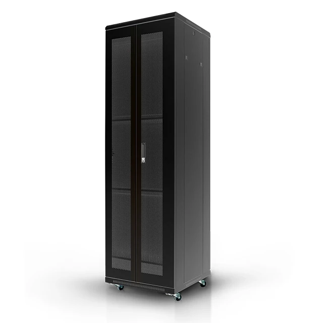 
ningbo lepin factory hot sell server rack 42u cabinet network black glass door outdoor wall mount rack cabinet price list  (62233473814)