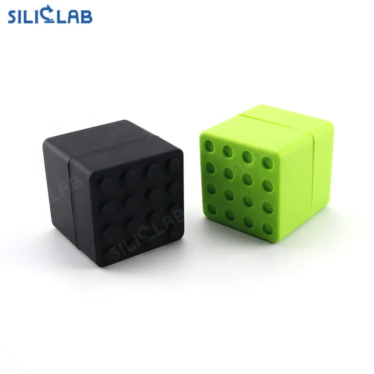 Premium Silicone Custom Dabs Oil Storage Lego Silicone Container Wax
