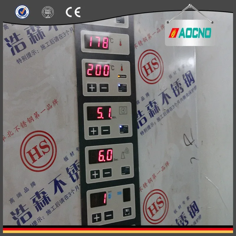 64 trays baking used toast bread gas rotary oven for bakery machine