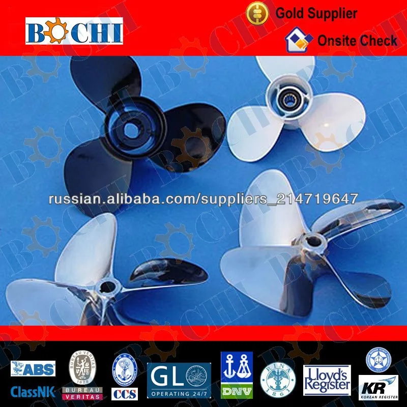Китайские морских подводный 3 лезвия алюминиевый винт для подвесных моторов