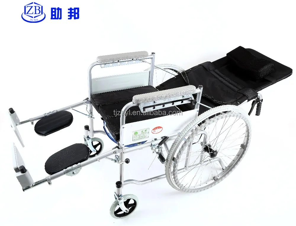 
Adjustable Height Lightweight Lying-down Wheel chair with Big Wheel 