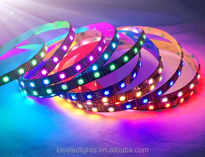 
Addressable SMD 5050 WS2812b IC digital led strips 60 leds/m 