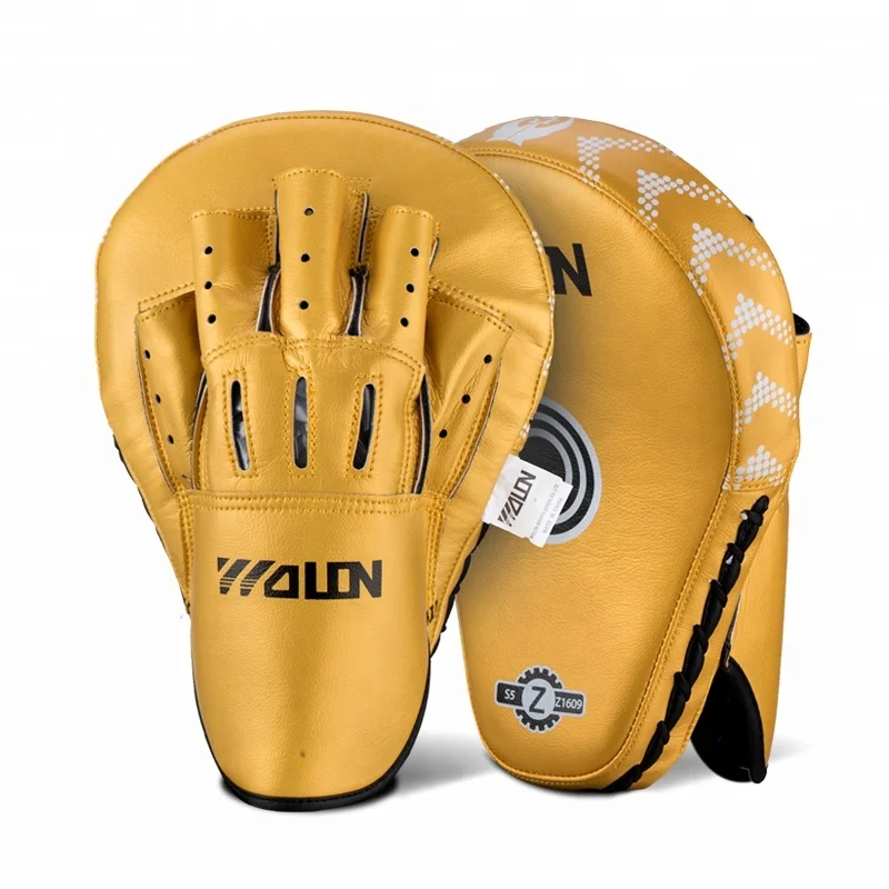 Customize Logo Training Durable Leather Boxing Focus Mitts