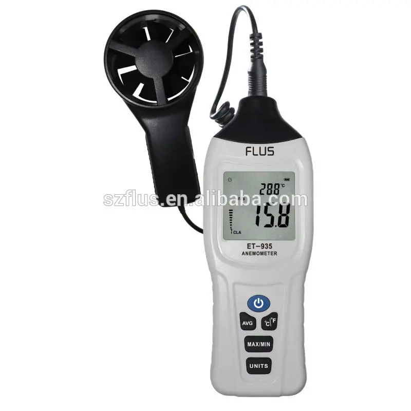 Новый горячая распродажа цифровой анемометр термометр воздуха скорость потока измеритель температуры чехол
