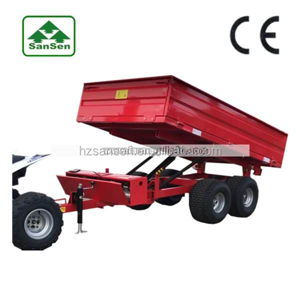 Сельскохозяйственный транспортный самосвал с гидравлическим подъемником тракторный прицеп вездеходный