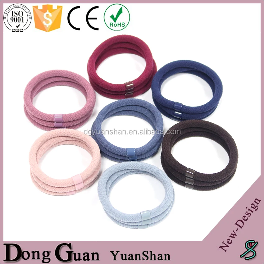 Fashion Design Hair Elastic Ties Fancy Ponytail Holders Girls Hairbands Hair Accessories For Ladies Beaded Hair Bands