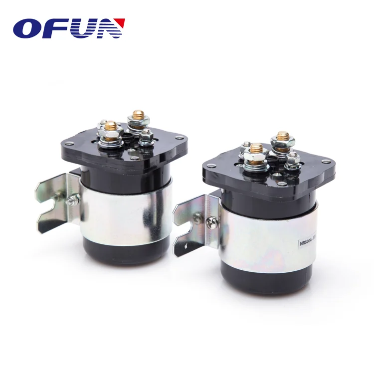 
OFUN Hot Sell Electrical Car Parts Dc Contactor 48V 12V 200A 500A Relay 