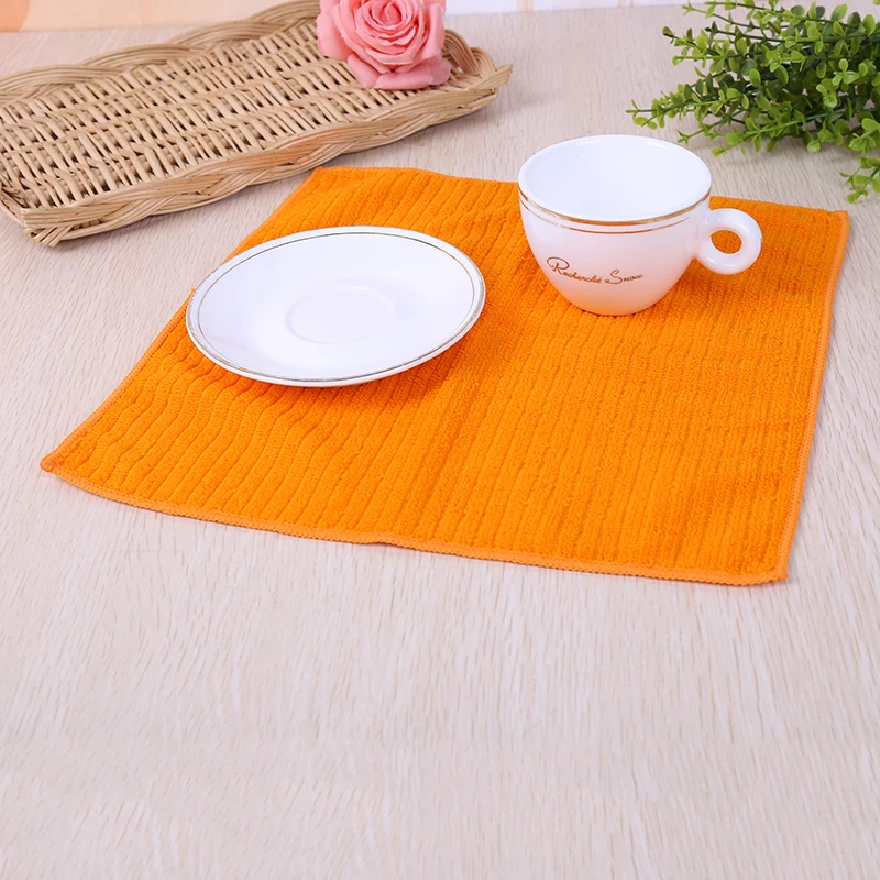 
Absorbent cleaning rags cheap kitchen napkins drying dish towel microfiber clean cloth 