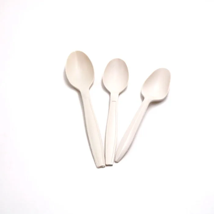eco friendly disposable cornstarch cutlery set
